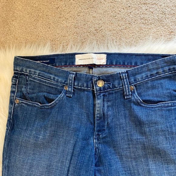 Paper Denim & Cloth Low Rise Boot Cut Jeans - Picture 4 of 8